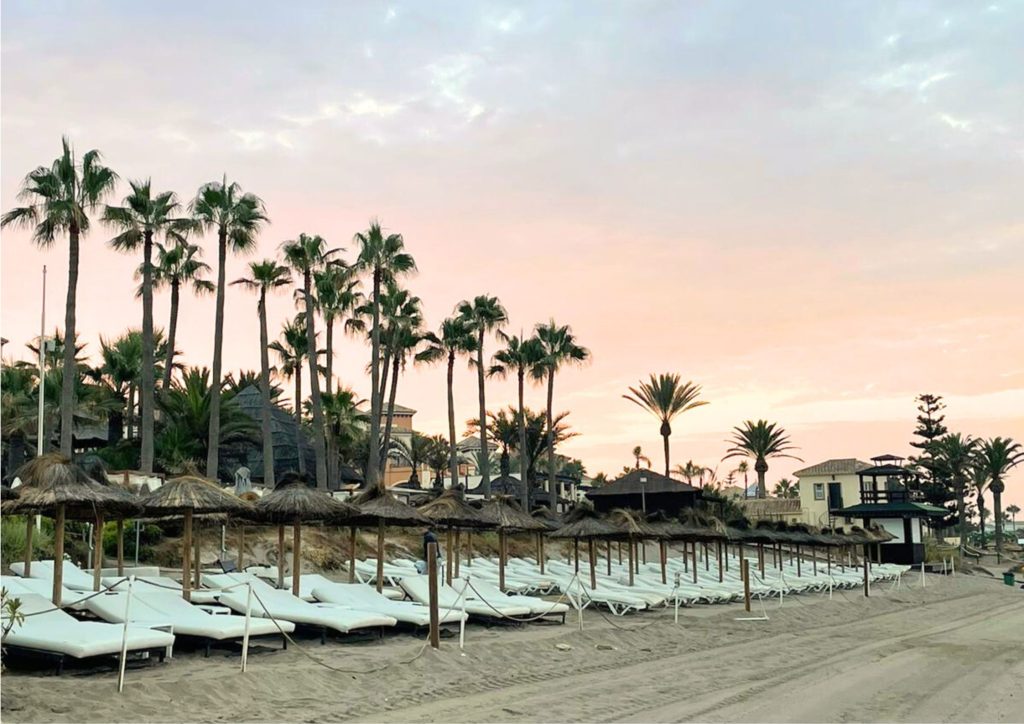 Sunrise on the Golden Mile. The ultimate aread guide and hotel picks when choosing where to stay in Marbella